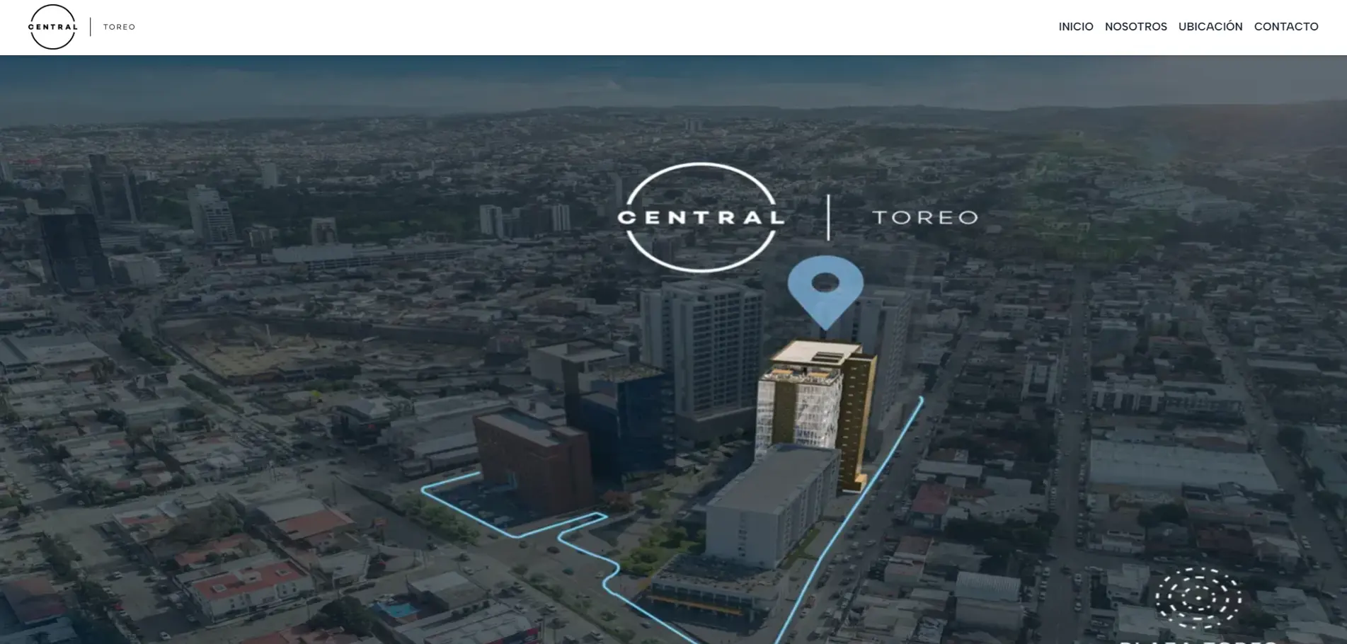 Captura de pantalla del proyecto Central Toreo