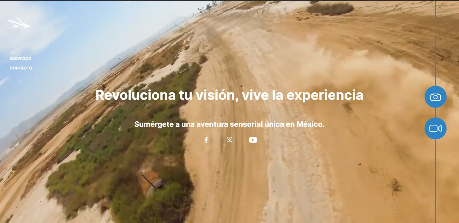 Captura de pantalla del proyecto The Condor Vision