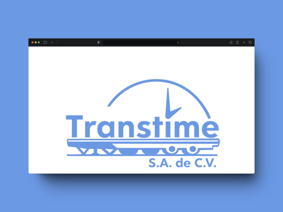 Captura de pantalla del proyecto Transtime